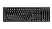 Клавиатура мембранная 2E KS131 104key, USB-A, EN/UK, черный