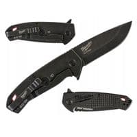 Нож Milwaukee HARDLINE Smooth выкидыш с гладким лезвием (48221994)