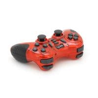 Геймпад бездротовий 7 в 1 для PC / PS1 / PS2 / PS3 / PC360 / TV / TV BOX / Android / Win10, живлення від 2*ААА(немає в помплекті), Red, Blister
