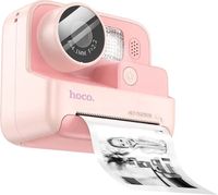 Камера для дітей HOCO DV200 Dual lens children printing camera Pink