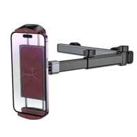 Автоутримувач для телефону HOCO H69 Gamble telescopic tablet car holder (rear pillow) Black and Red