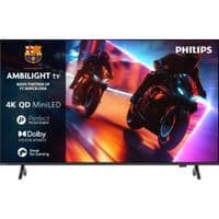 Телевізор 55", QD MiniLED, 120 Hz, UHD, VRR 144Hz  Titan OS, 1000 cd/m2, Ambilight, sound 40W, Wi-Fi  55MLED920/12