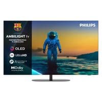 Телевізор 55", OLED, 120 Гц, VRR 144Hz, 1500 кд/м2 , ОС Google TV,Ambilight, 4/32 ГБ, звук 70 Вт  55OLED820/12