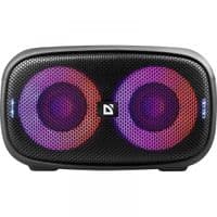 Акустическая система 1.0 Defender Q5 20 Вт Bluetooth/FM/USB/TF/IPX5, LED, черная