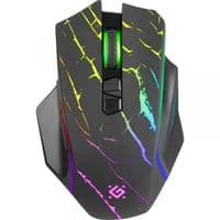 Мышка Defender Uran GM-503, беспроводная, игровая, 3200 dpi., 8кн., 400mAh, LED, черная