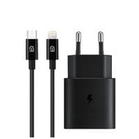 Зарядное устройство для Armorstandart AR-TA800 25W USB-C + cable USB-C to Lightning black (ARM77721)