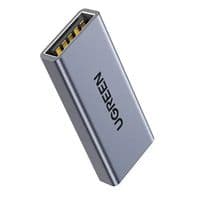 Адаптер USB 3.0 (F) - USB 3.0 (F), сірий, Ugreen US381 (20119)