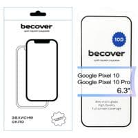 Стекло защитное BeCover Google Pixel 10/10 Pro 10D Black (713672)