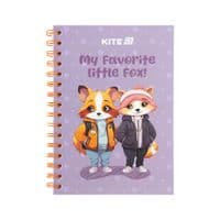 Блокнот Kite на спирали A5 Cute 4, 80 листов, ячейка (K25-1911-4)