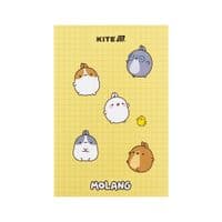 Блокнот Kite А5 Molang термобиндер, 64 листа, нелинированный (ML25-193)