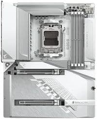 Mатеринська плата sAM5 AMD B850 HDMI 4xM.2 5GbE LA N ATX  B850 AORUS STEALTH ICE