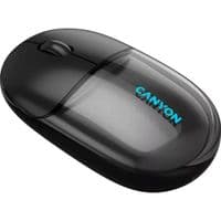 Бездротова миша CANYON OnClick 24 BT/ Прозора/Чорна