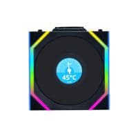 Кулер до корпусу Lian Li Uni Fan SL WIRELESS LCD Reverse, 120-1 (G99.12RSLLCD1W1B.00)
