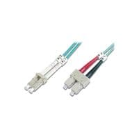Оптичний патч-корд DIGITUS LC/UPC-SC/UPC,50/125, OM3,duplex,5m