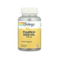 Витаминно-минеральный комплекс Solaray Масло семян тыквы, 1000 мг, Pumpkin Seed Oil, 90 гелевых капсул (SOR-10727)