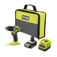 Шуруповерт Ryobi ONE+ HP RPD18C1-1C20G 18V, 1х2Ah, 60Нм, 450/1700об/мин, сумка (5133006525)