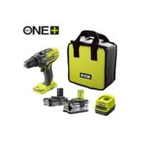 Шуруповерт Ryobi ONE+ R18PD3-242S 18V, 1х2Ah, 1х4Ah, 50Нм, 500/1800об/мин, сумка (5133003820)