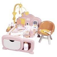 Игровой набор Smoby Игровой центр Беби Ньорс. Терракотовая пудра. Детская комната со звуком. эффектами и аксессуарами (7600220393)