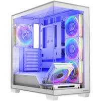 Корпус Modecom VOLCANO STELLAR ARGB MIDI 5x120mm fans WHITE без БП ATX