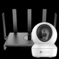 Ezviz CS-H6c (4MP,W1) + комплект Reyee RG-EW1300G