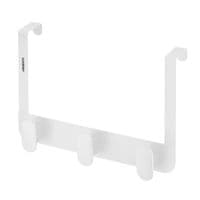 Дверна вішалка на 3 гачки Ardesto Minimalism 30x3x20см, метал, пластик, білий