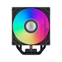 Кулер для процессора PcCooler RT500 Digital ARGB, Black, алюминий/медь, 1x120 мм ARGB, для Intel 1851/1700/1200/115x, AMD AM5/AM4, высота 152 мм, до 245 Вт, цифровой LED дисплей (RT50