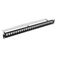 Патч-панель 19" 1U STP для 24 модуля Kyestone Molex (KD-PP23-STP-BK-24P)