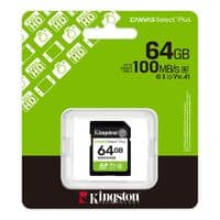 Карта памяти Kingston SD 64GB C10 UHS-I V10 R100MB/s
