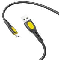 Кабель XO NB280 Jian Yan Series USB-A to Micro - 1m (Чорний)