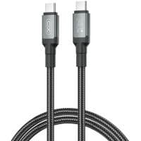 Кабель XO NBQ264A High Power Braided Type-C to Type-C - 240W - 1m (Черный)