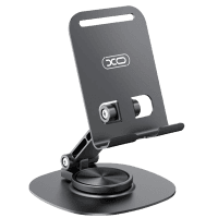 XO C151 Універсальна поворотна підставка для телефону (Чорна)
