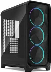 Корпус ATX без БП, черный, затемненные стекла Meshify 3 Black RGB TG