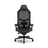 Геймерське крісло Refine Fabric Dark чорного  кольору, Donati Dynamic, Synchro-tilt, Mesh Refine Mesh Dark