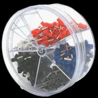 Набір клем/наконечників 400шт IWISS E-400 (Е0508-50 шт, Е7508-100шт, Е1008-100шт, Е1508-100 шт, Е2508-50 шт)