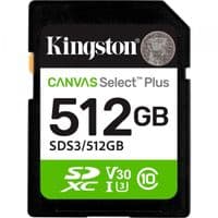 Карта памяти 512GB SDXC Canvas Select Plus Gen3 1 50MB/s C10 UHS-I U3 V30 SDS3/512GB