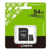 Карта пам'яті 64GB microSDXC Canvas Select Plus Ge n3 100MB/s A1 Card + Adapter SDCS3/64GB