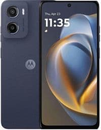 Смартфон Motorola G05, Denim Blue NFC, 6.67" (1612х720, 90 Гц, LCD), MediaTek Helio G81 (8 ядер), Mali-G52 MC2, RAM 4GB, ROM 128GB, MicroSD (до 1 ТБ), WiFi, Bluetooth 5.4, 50Mp + 8Mp, 5200 mAh, Android 15 (PBA10004UA)