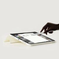 Чохол-книжка BeCover Tri Fold Soft TPU Silicone для Apple iPad Air 13" M2 2024 Beige (711740)