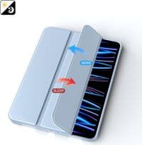Чохол-книжка BeCover Tri Fold Soft TPU Silicone для Apple iPad Pro 11" M4 2024 Light Blue (711748)