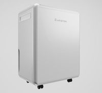 Осушитель воздуха Ariston Deos EVO 12, 12л.в сутки, 35м.кв, 130м3/час, 210Вт, эл.кер-ния, дисплей, таймер, авто выкл., белый