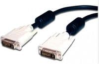 Кабель Atcom DVI - DVI (M/M), 24/24, 5 м, Black/White (9149)