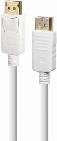 Кабель Cablexpert DisplayPort - DisplayPort V 1.2 (M/M), 1.8 м, білий (CC-DP2-6-W)