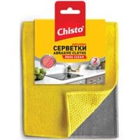 Салфетки для уборки Chisto Dual Clean Абразивные 2 шт. (4820204702595)