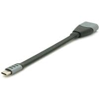 Переходник USB-C to HDMI F 0.18m black-gray Voltronic (Type-C(M)/HDMI(F)flat18cm)