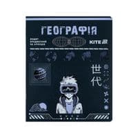Зошит Kite предметний Cyber 48 аркуші, клітинка, географія (K25-240-25)