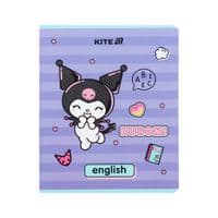 Зошит Kite предметний Kuromi 48 аркуші, лінія, английська мова (HK25-240-8)