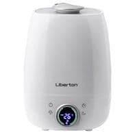 Зволожувач повітря Liberton LAH-5802, White, 25 Вт, ароматизація, зволоження, об`єм резервуару для води 4 л, LED-дисплей, регулювання рівня зволоження, нічний режим, таймер