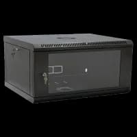 Шафа 19" 4U 600x400x284 мм, акрилове скло, чорна