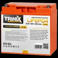 Литиевая аккумуляторная батарея TRINIX TLFP-1218 Ultra 18А•г 12В