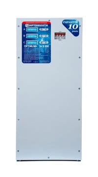 Стабілізатор напруги терісторний OPTIMUM 3х9 (27кВА) 220В, стабілізація 220-450, 12 ступенів